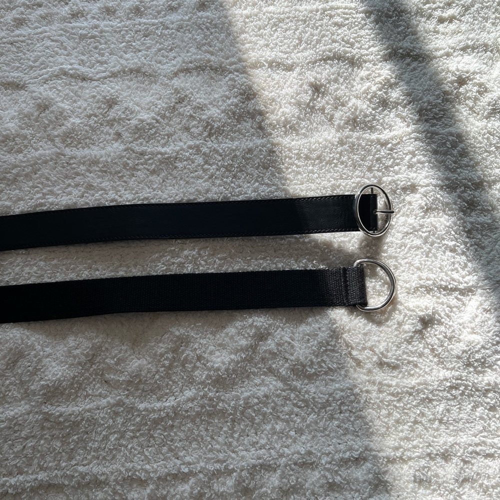 Set of Black Belts, 37 and 45 inch